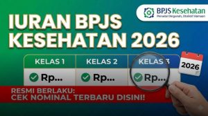 Iuran BPJS Kesehatan 2026 Tidak Naik! Ini Tarif Resmi Kelas 1, 2, 3 dan Cara Bayarnya