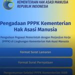 Link Download Surat Lamaran dan Pernyataan 18 Poin PPPK KemenHAM 2026